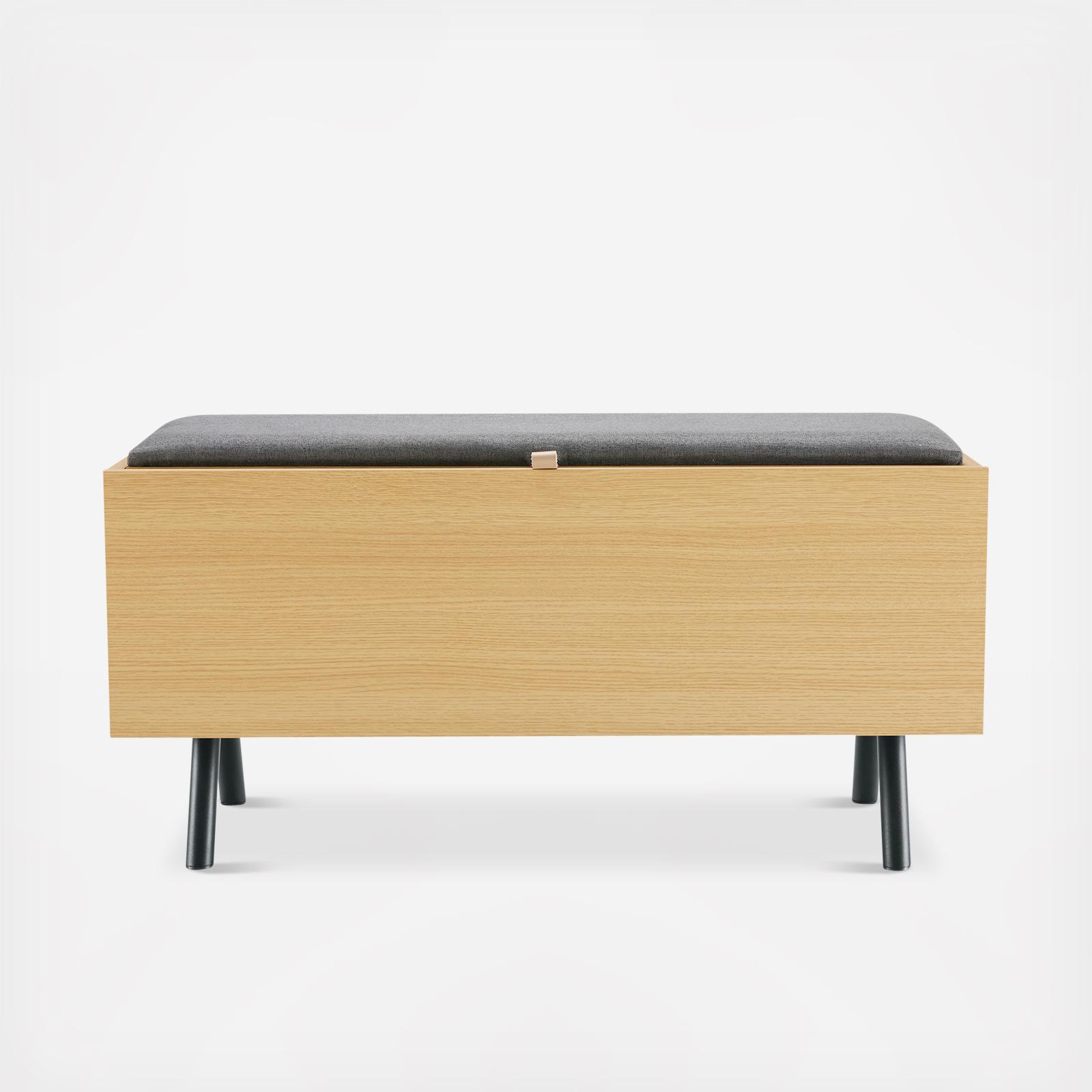 Manhattan Comfort Paloma Storage Bench - Thumbnail 5