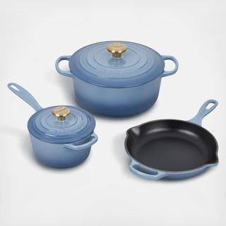 Signature 5-Piece Cast Iron Cookware Set