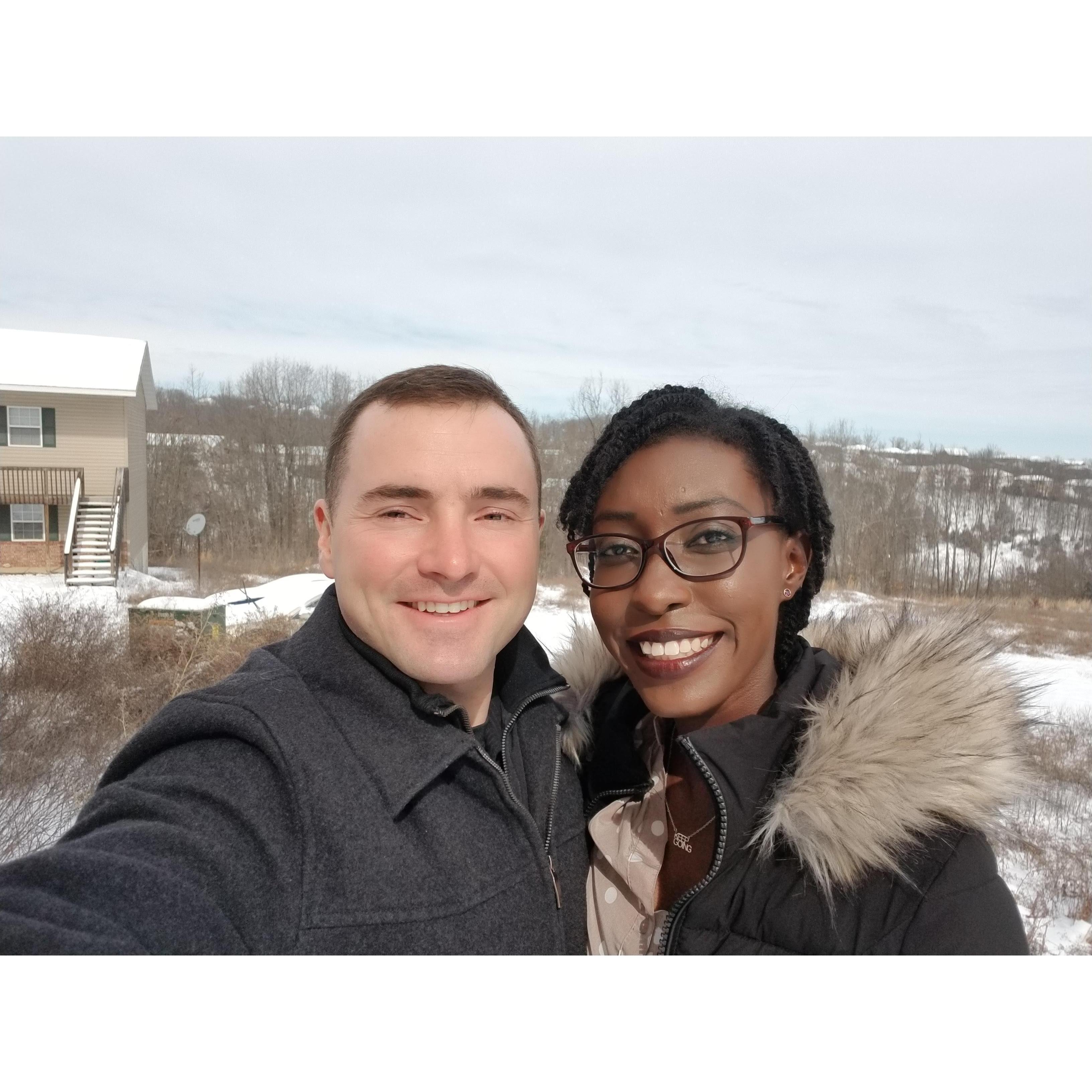 Olivia visits Steve in Missouri. (February 2019)