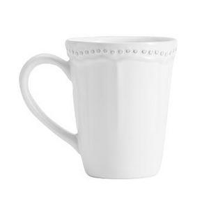 Leila Mug, Set of 4, White