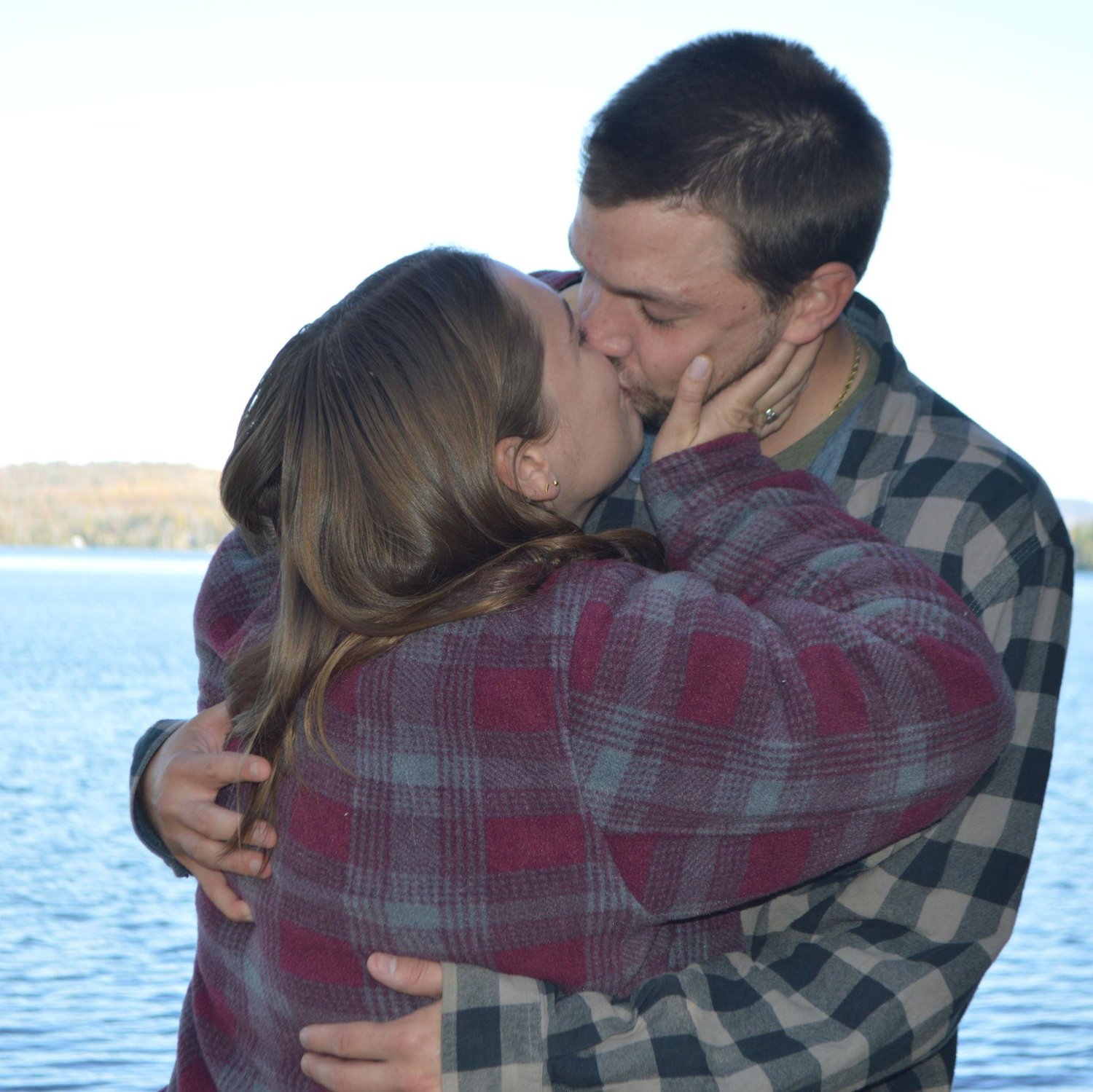 Moments after Allie said yes!