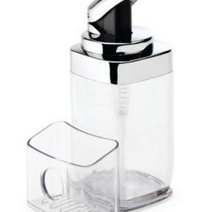 simplehuman - 22-Oz. Square Push Pump Soap Dispenser with Caddy