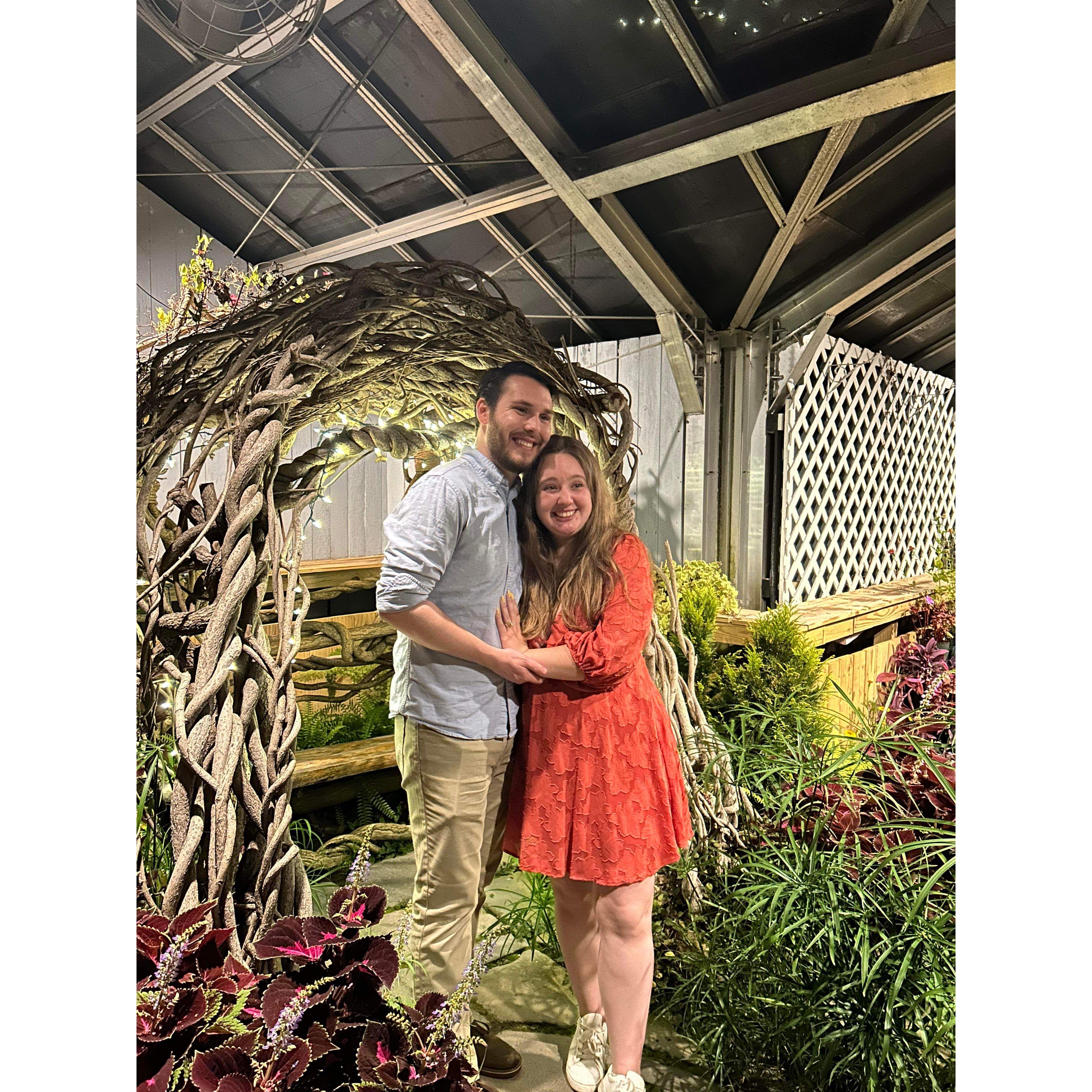 Right after we got engaged!