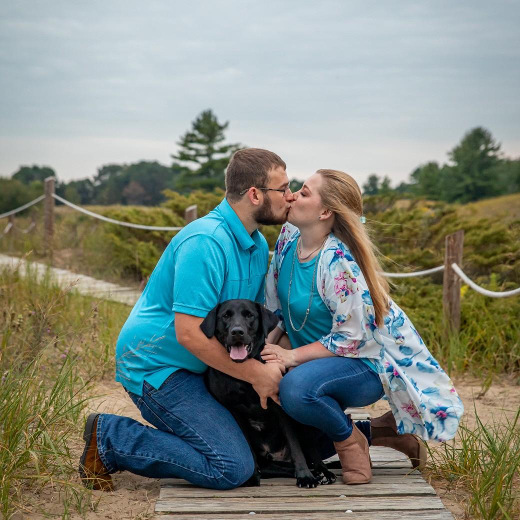 Taylor and Nathan engagement photos. September 9, 2019