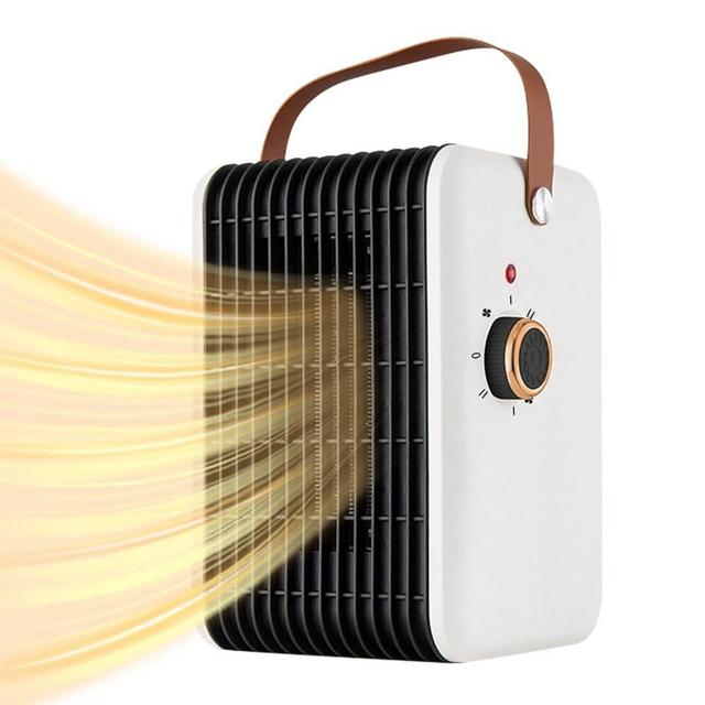 1500W Space Heater for Indoor Use PTC Portable Electric Heater Fast Heating Room Small Heater with Thermostat Heating and Fan Modes 110V Plug In Heater for Desk Office Bedroom Bathroom