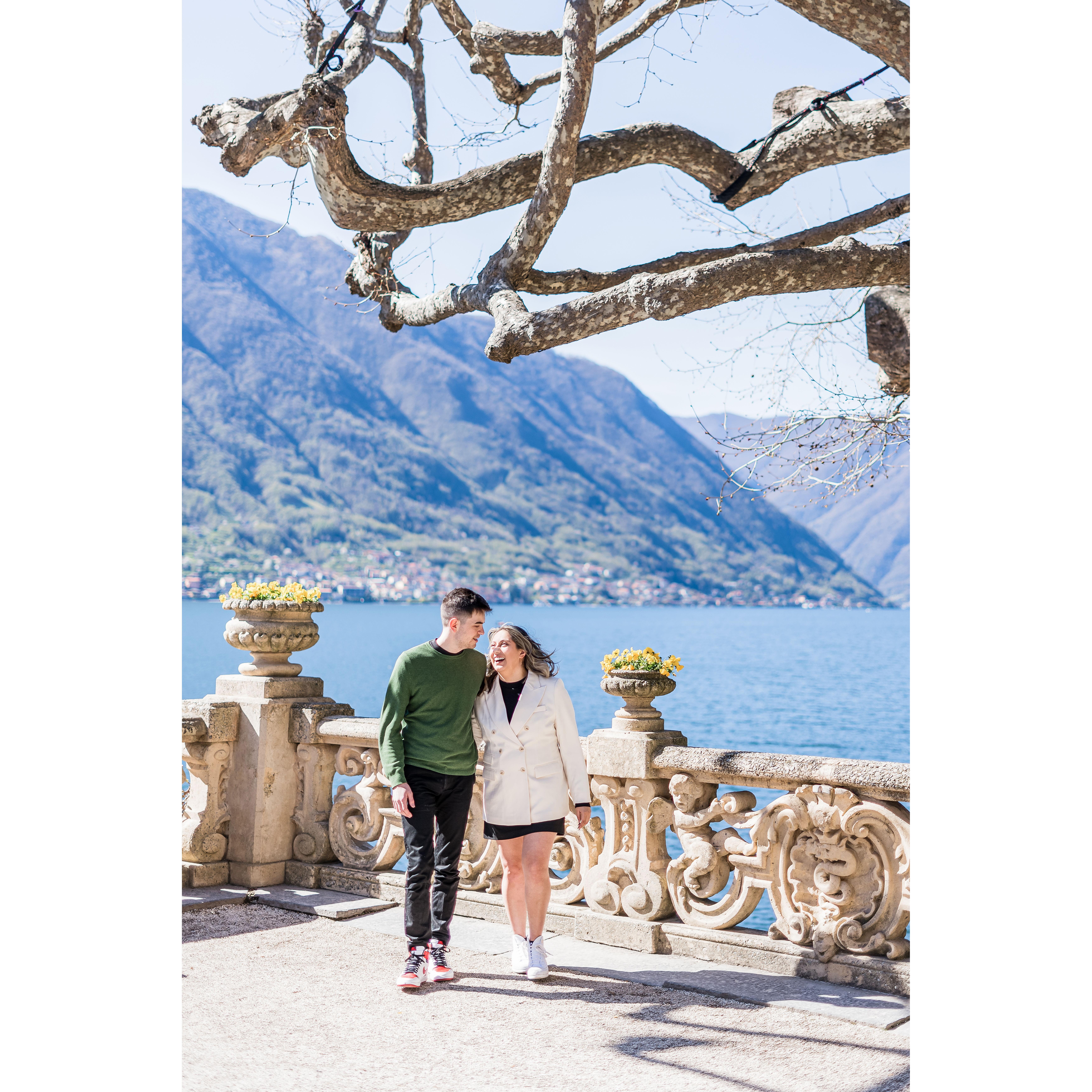 a surprise photoshoot to commemorate a beautiful trip to Italy.