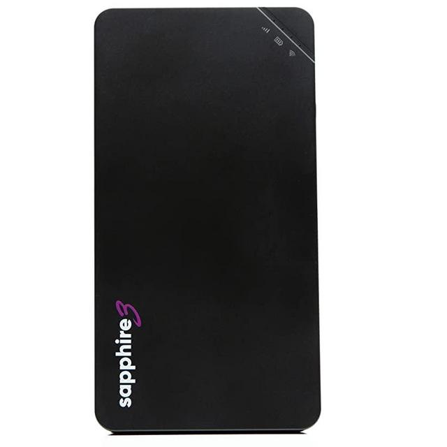 TravelWifi Sapphire 3 Mobile Hotspot, Portable WiFi Hotspot for Travel in 130+ Countries, Supports 300 Mobile Networks, Preloaded 4GB Free Global Data and 12-Hour Battery Life