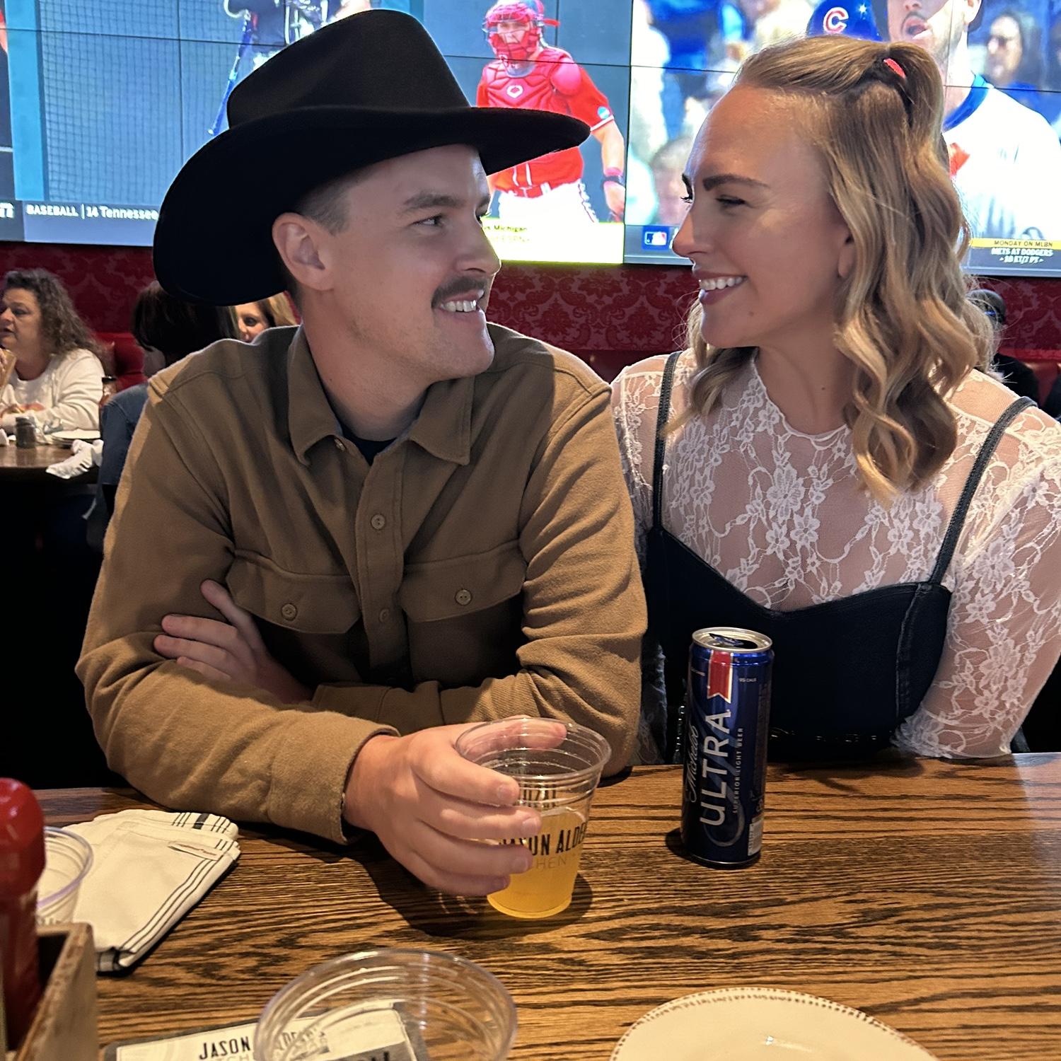 Ian treating his 90s country loving girl to a George Strait concert. May 2025.