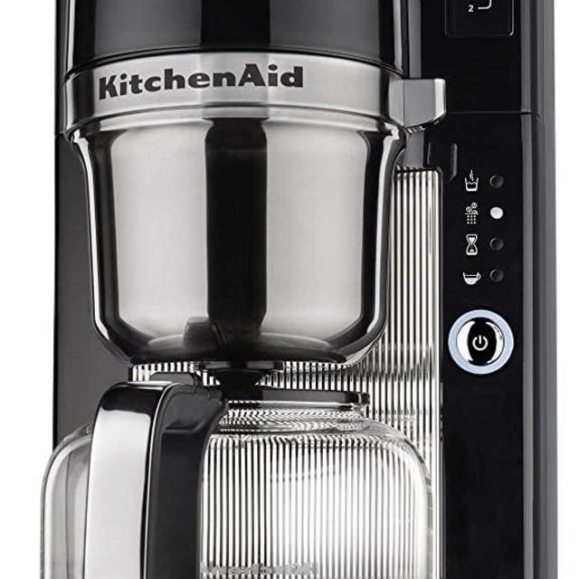 KitchenAid KCM0801OB Pour Over Coffee Brewer, Onyx Black (Renewed)