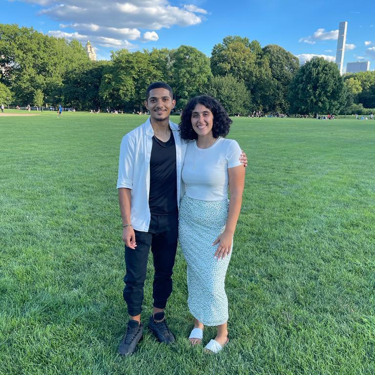 Their first date in Central Park!