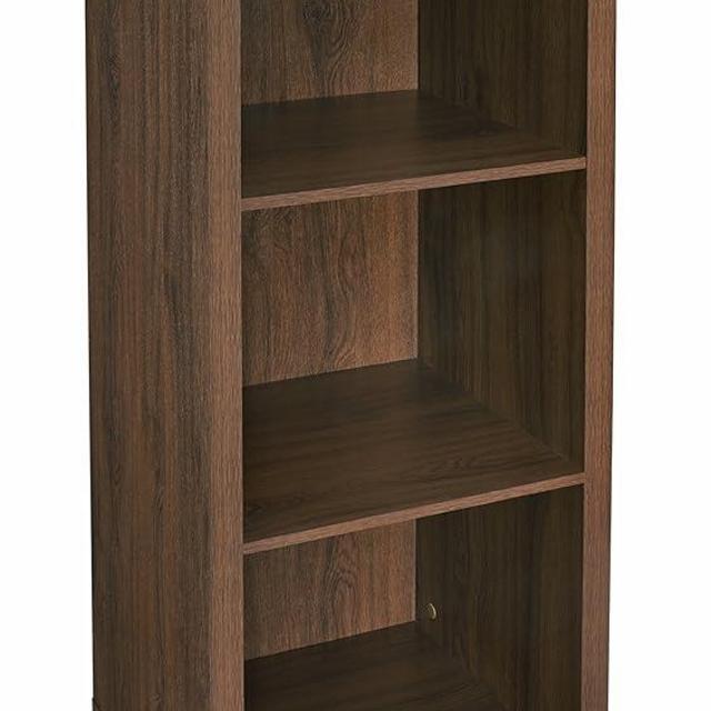 ClosetMaid 3-Cube Storage Shelf Organizer Bookshelf with Back Panel, Easy Assembly, Wood, Dark Chestnut