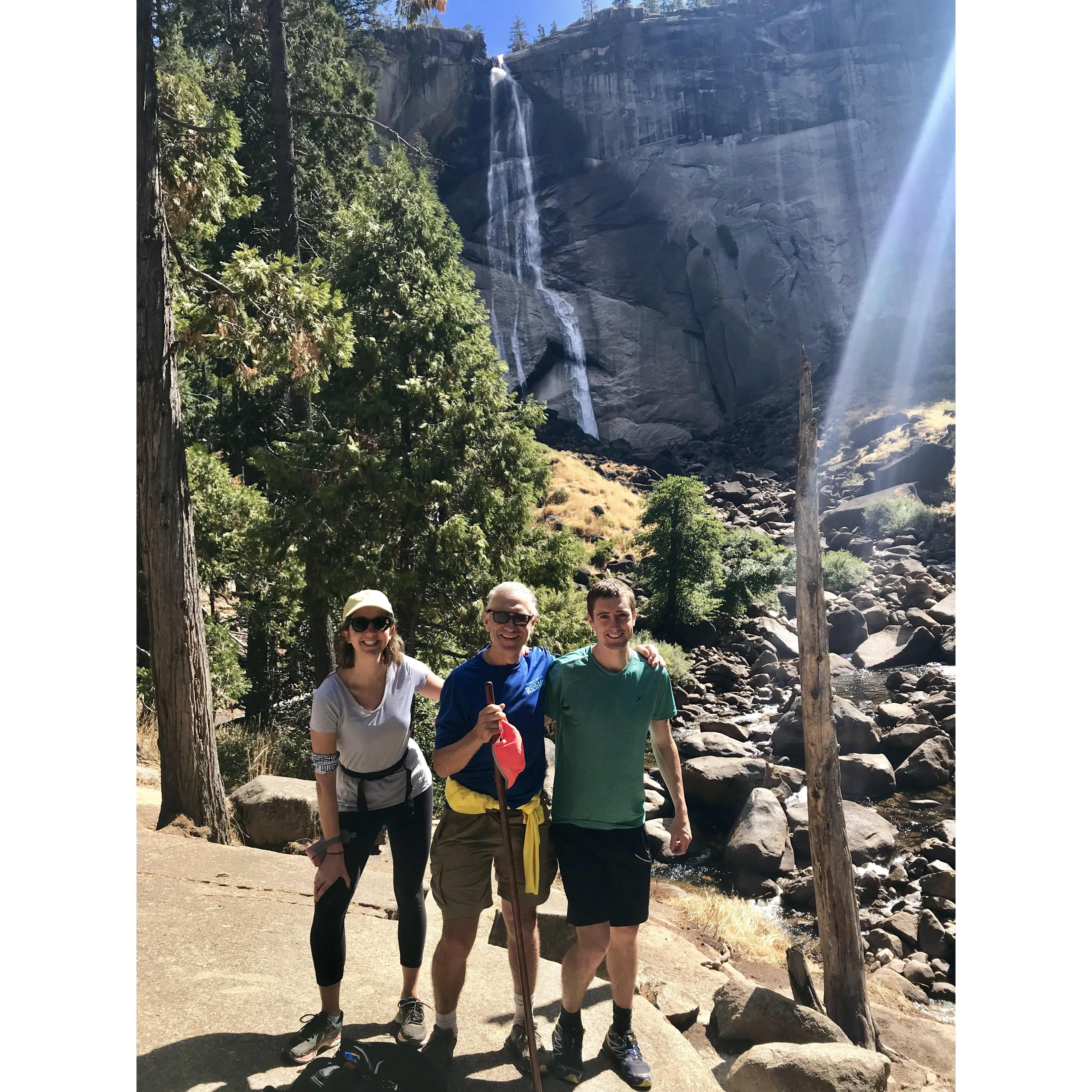 Hiking in Yosemite with Eric