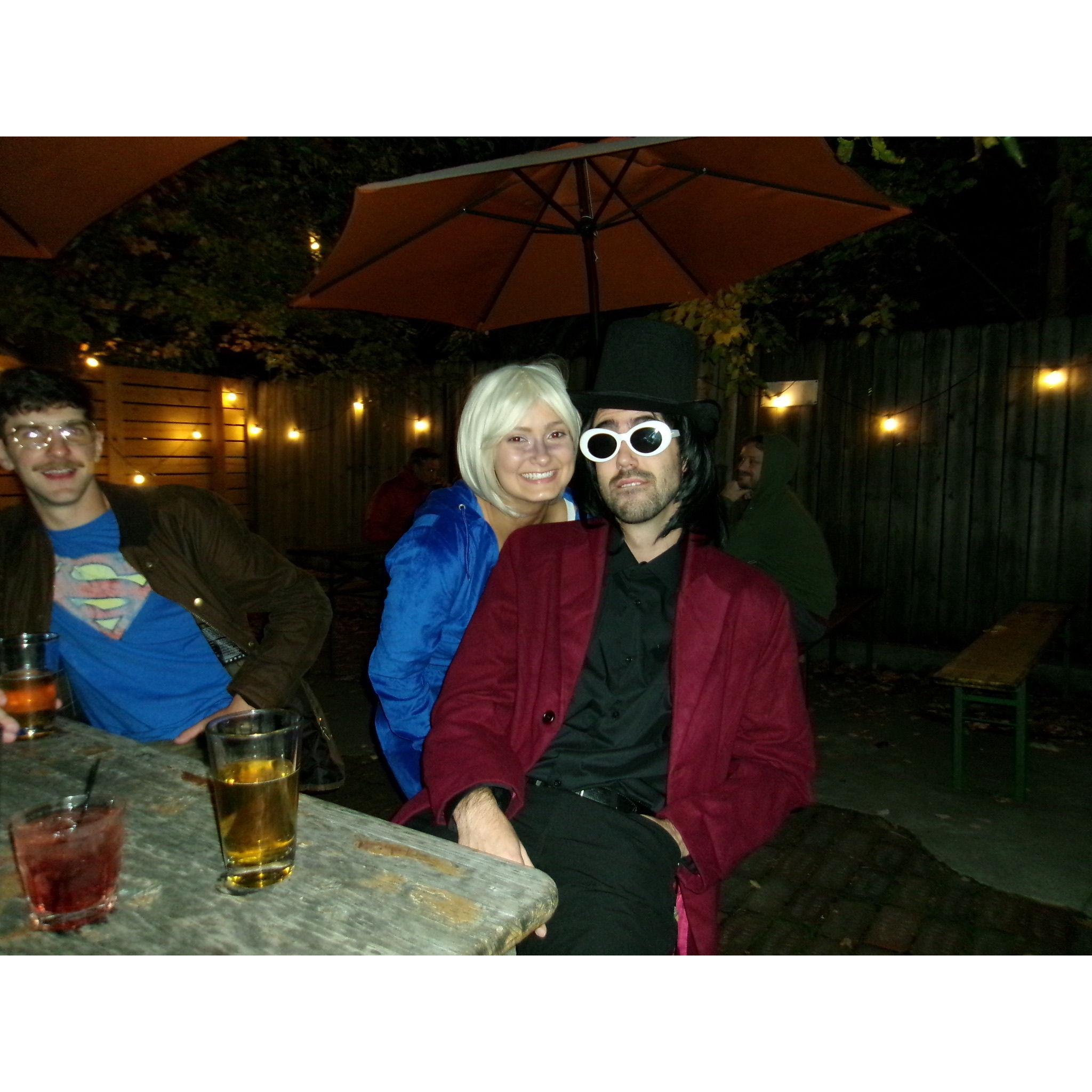 Willy Wonka and Violet Beauregarde