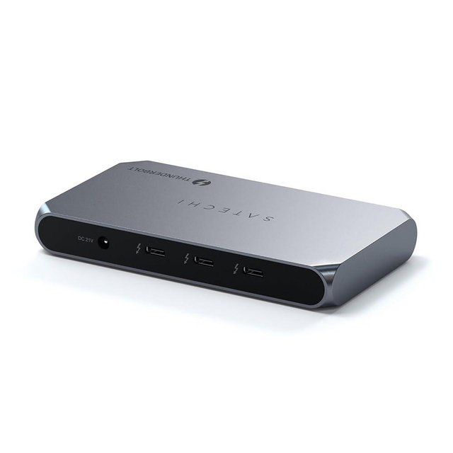 Satechi Thunderbolt 4 Dock Slim Hub Pro, USB C 100W Charging, Single 8K or Dual 4K Display, 4 Thunderbolt 4 Ports, USB 3.2 Gen2, for Mac/Windows, MacBook Air/Pro M5/M4, Dell, Surface, Lenovo