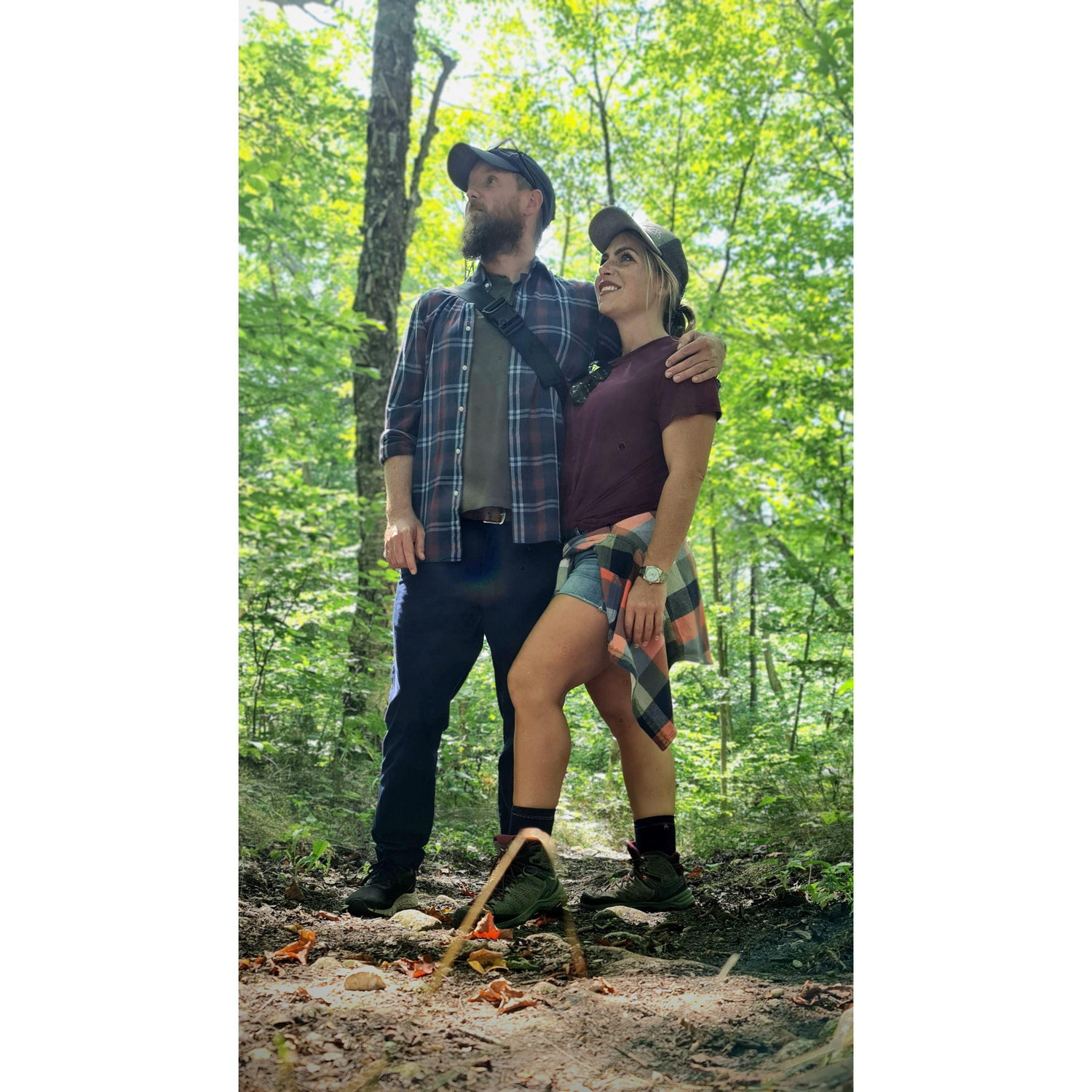 While on the Great Loop, Nils and Frances explored many hiking trails, this is a rare instance of them together, rather than Frances 200 steps ahead on the trial.