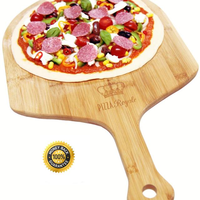 Pizza Royale Natural Bamboo Pizza Peel