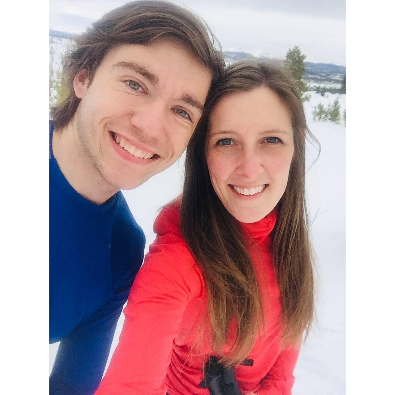 Our first experience Nordic Skiing together
