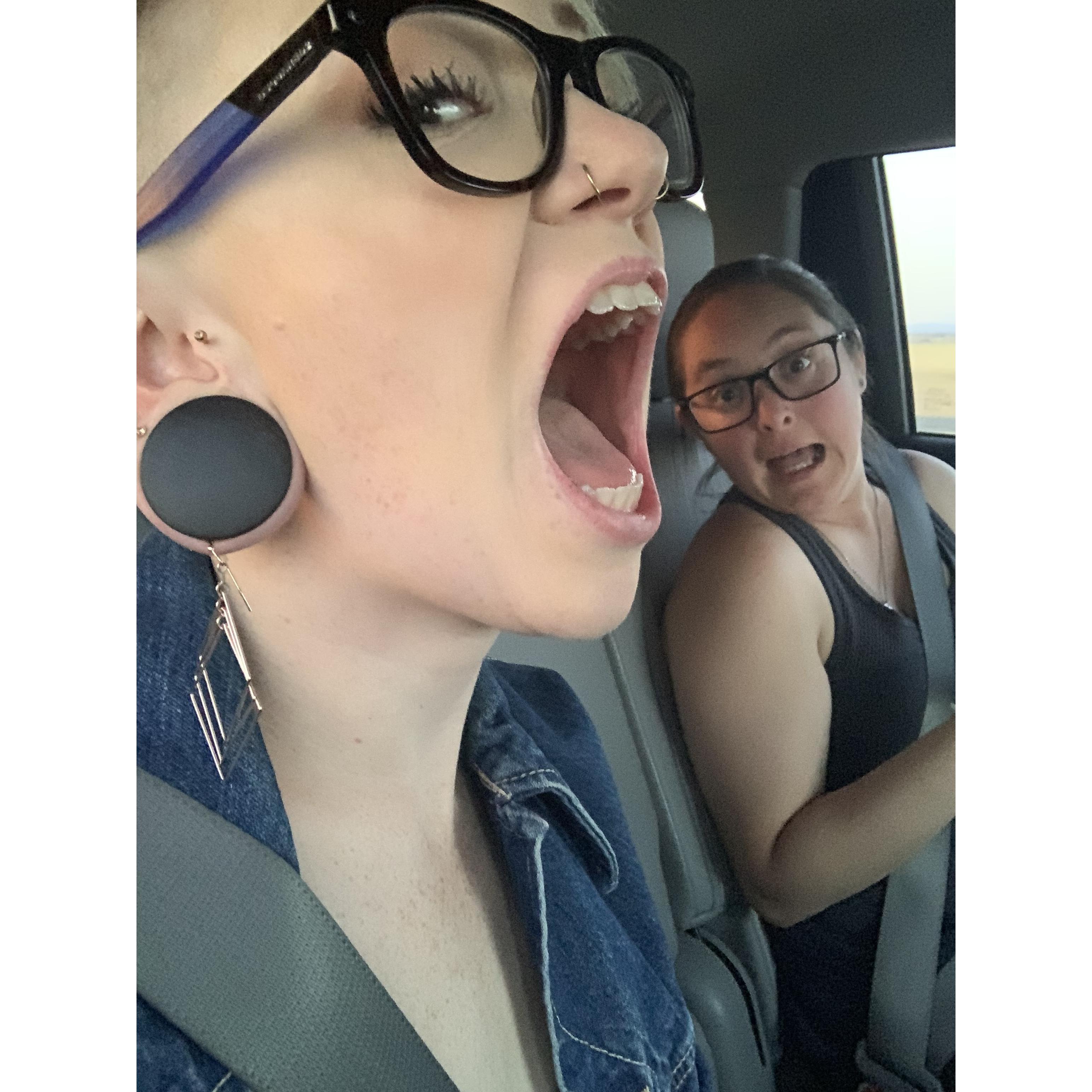 En route to Feather Falls Casino in Oroville with Nika's parents! (2019)