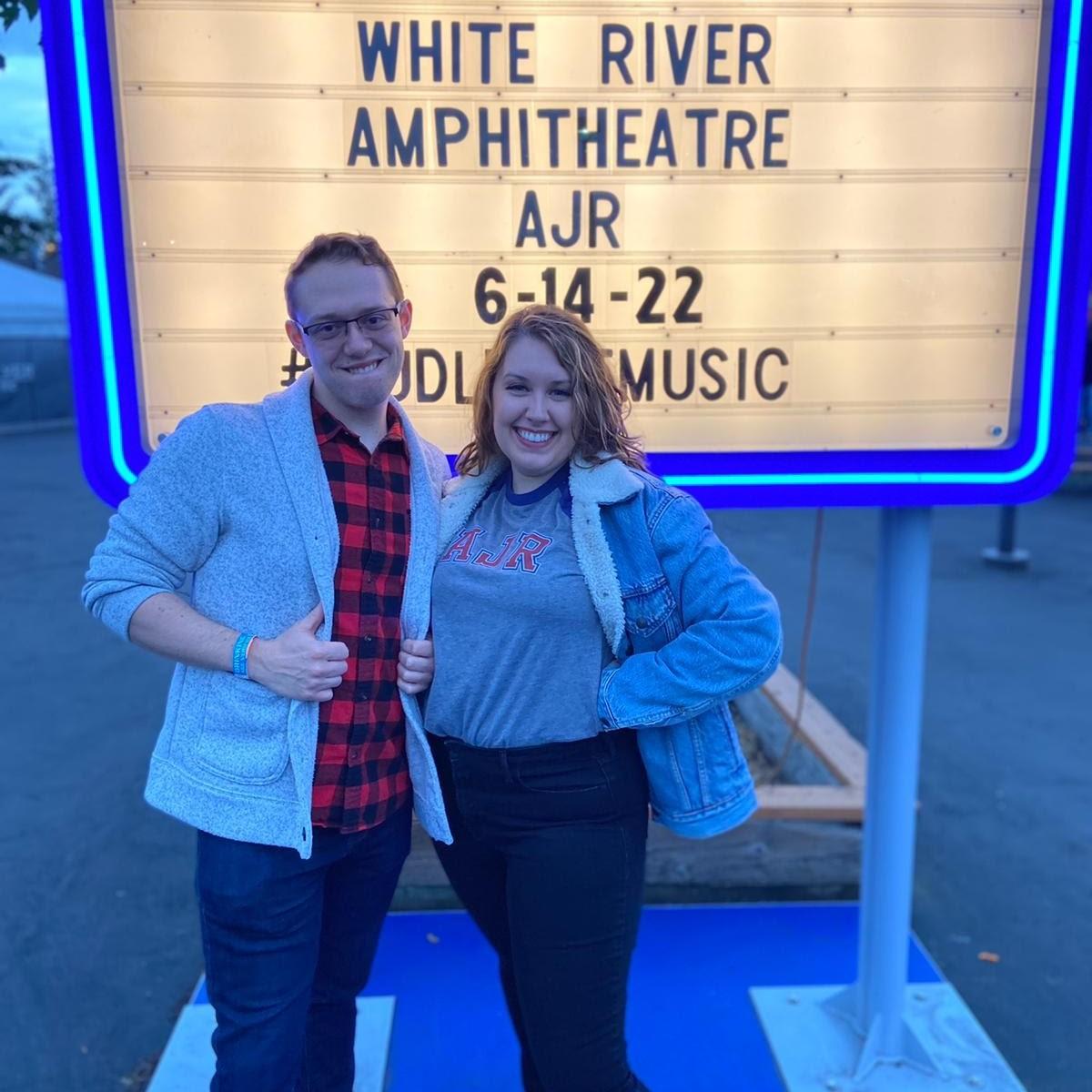 Got to go to a concert of the band that started our text conversations almost 2 years ago