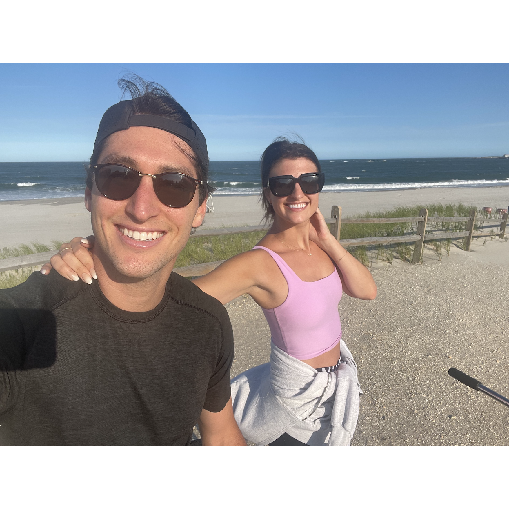 Enjoying one of our favorite activities, bike rides in Sea Isle!