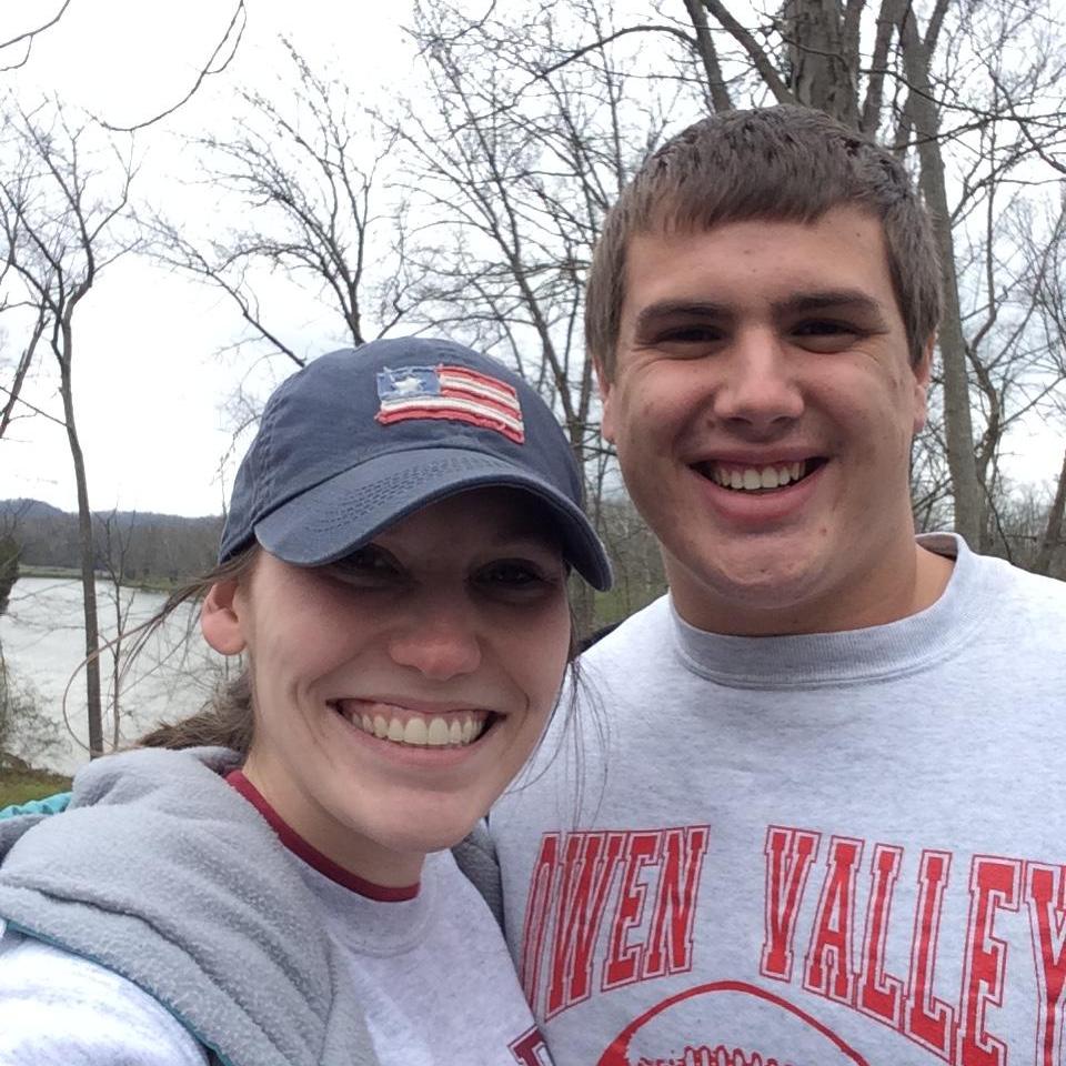 Our hiking trip at General Boone's state park.