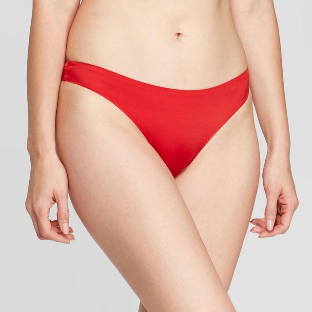 Women's Bonded Micro Thong - Auden™ Ripe Red M