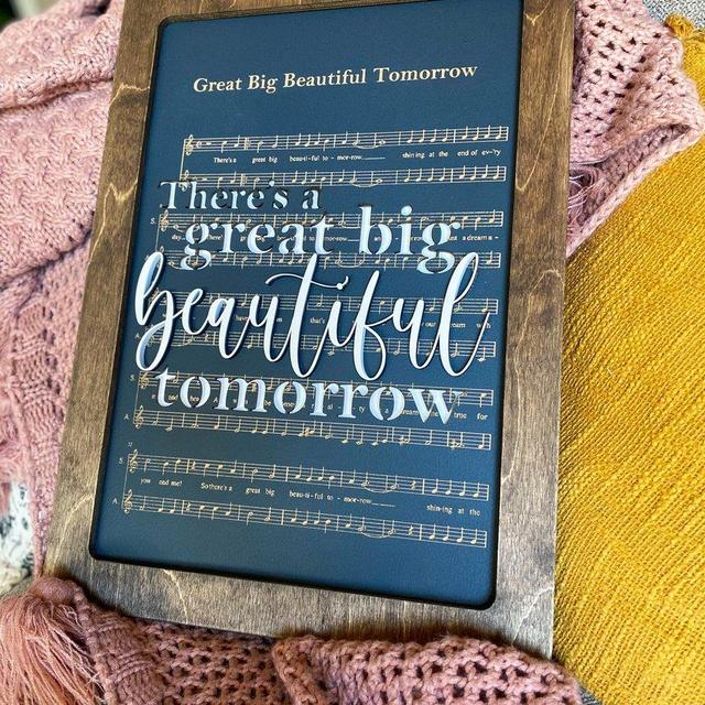Beautiful Tomorrow - Magical Playlist Sign