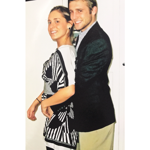 Here's R + A on the eve of their 2-year anniversary. They celebrated by going out to dinner at the top of Boston's famous John Hancock tower. Rachel doesn't like heights, but she sure loves Alex!