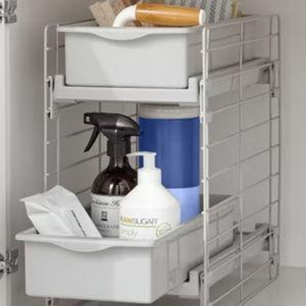 Sliding 2-Drawer Organizer
