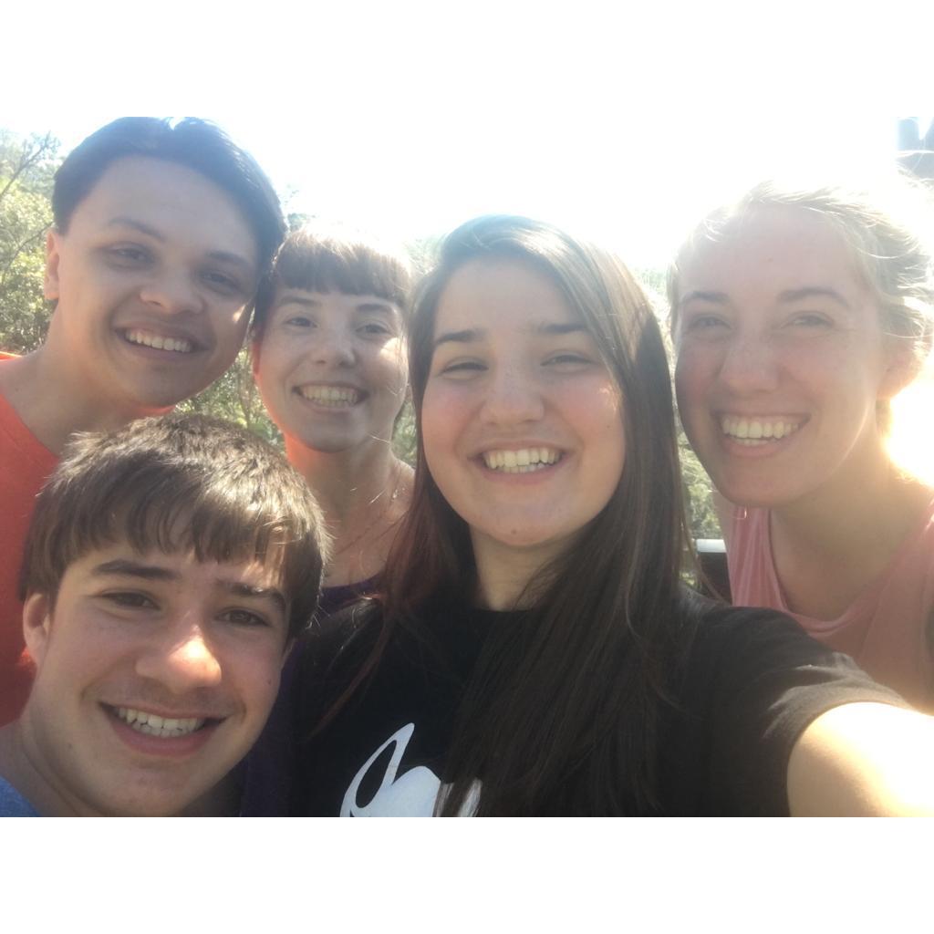 6/23/19 - this selfie with all of Amy's siblings was taken the day we got engaged at Wallaman Falls in Australia!