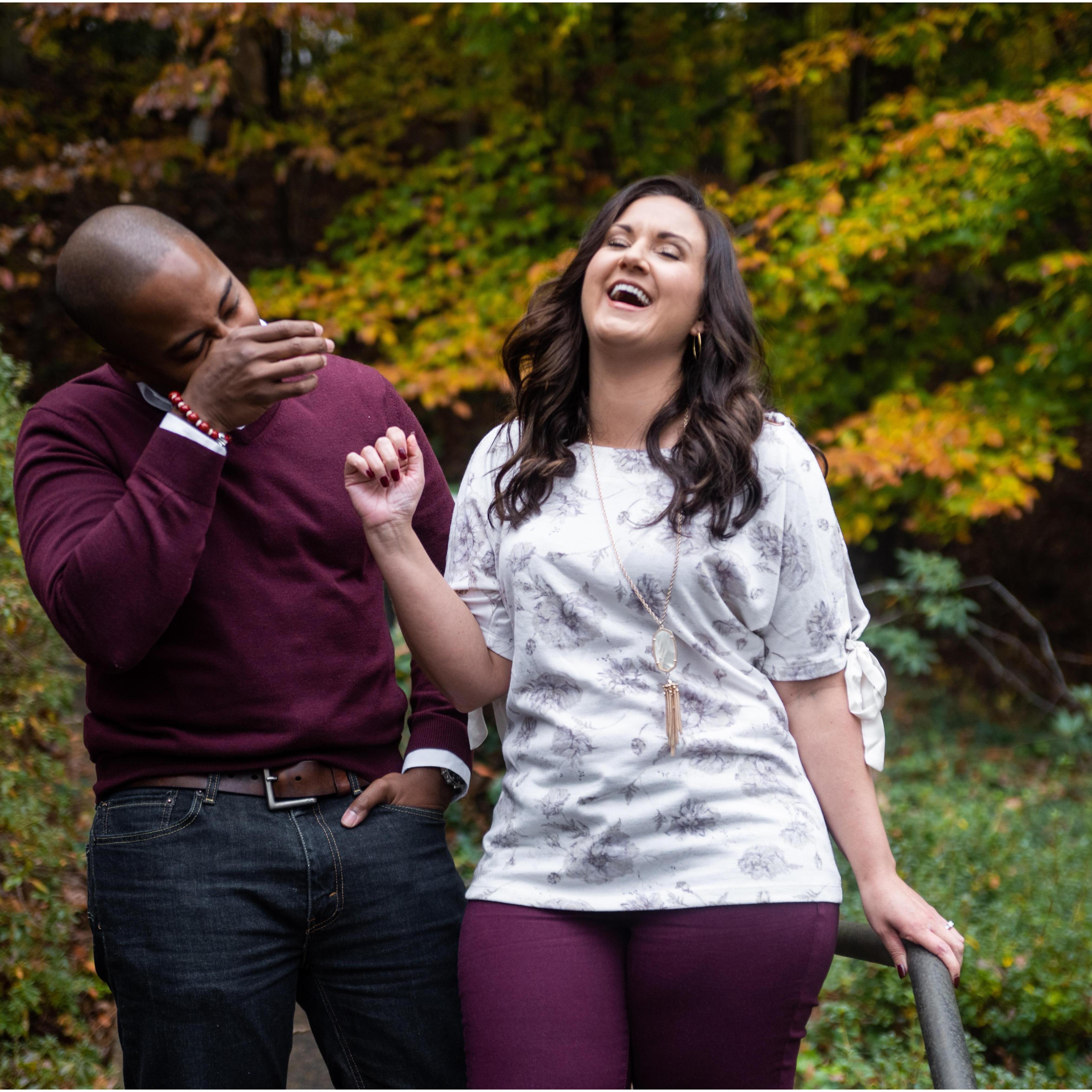 We try to laugh as much as possible :)