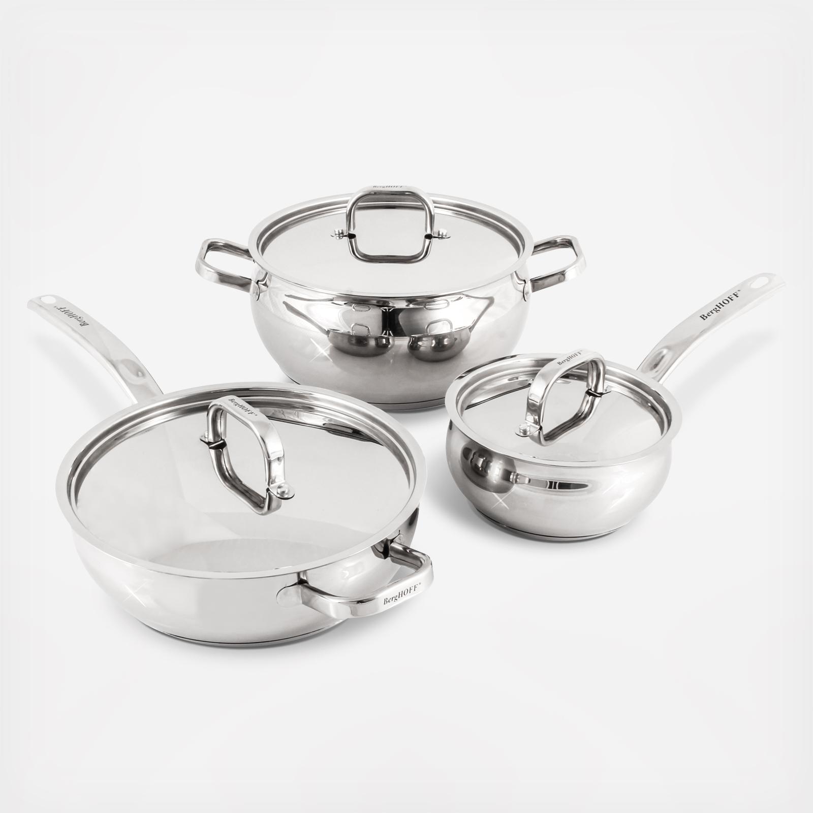 Berghoff Belly Shape 6 Piece Cookware Set Zola