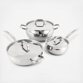 Belly Shape 6-Piece Cookware Set