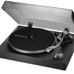 Insignia™ - Bluetooth Stereo Turntable - Black