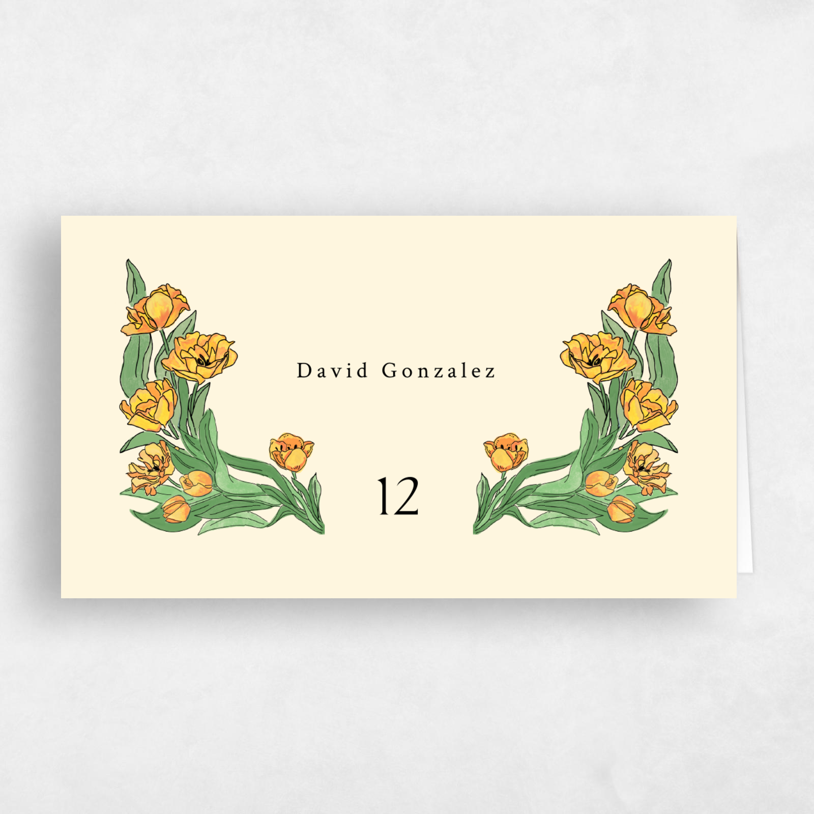 Willmore | White | Zola Wedding Place Cards