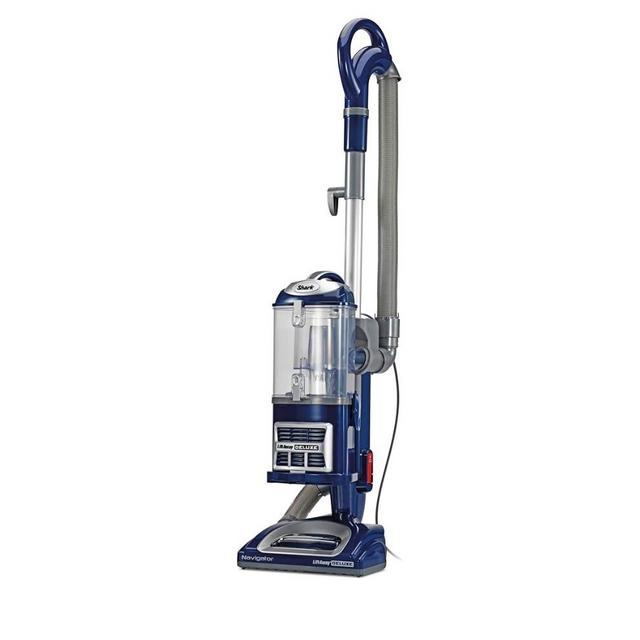 Shark Upright Vacuum, Navigator Lift-Away Deluxe with Large Dust Cup Capacity, HEPA Filter, Swivel Steering, Upholstery Tool & Crevice Tool, Blue, NV360