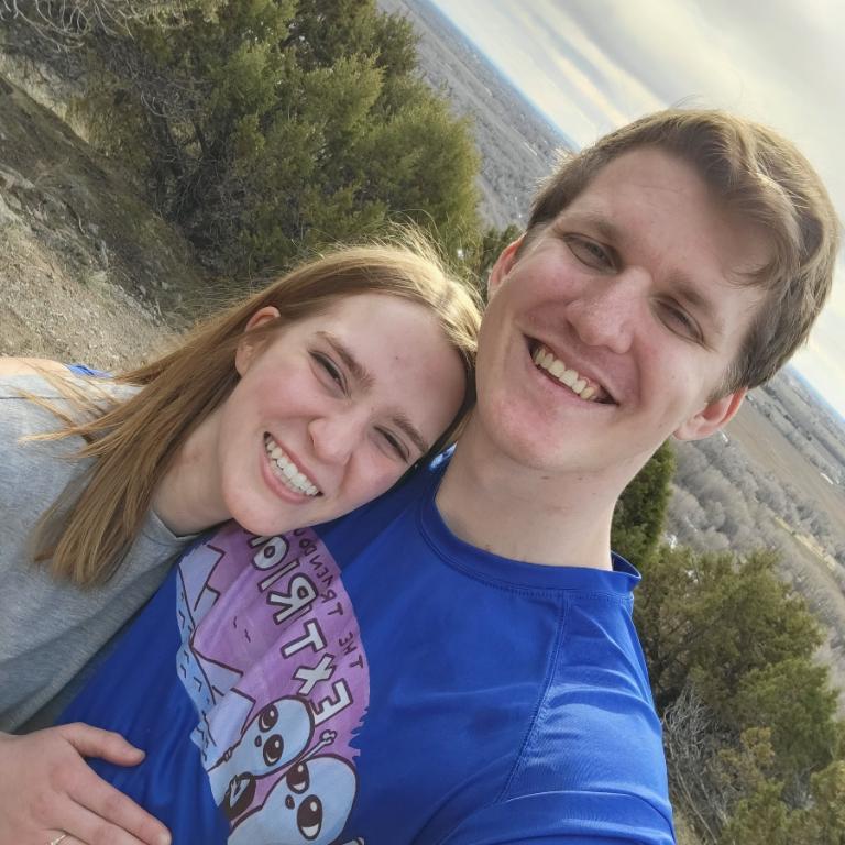 We got engaged in April, on one of our favorite hikes.