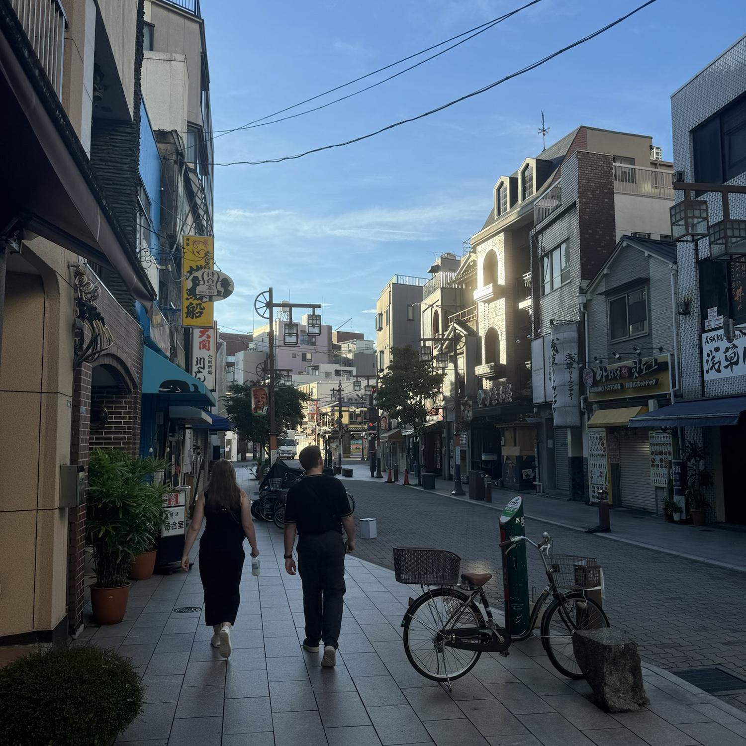 Our first international trip together to Japan