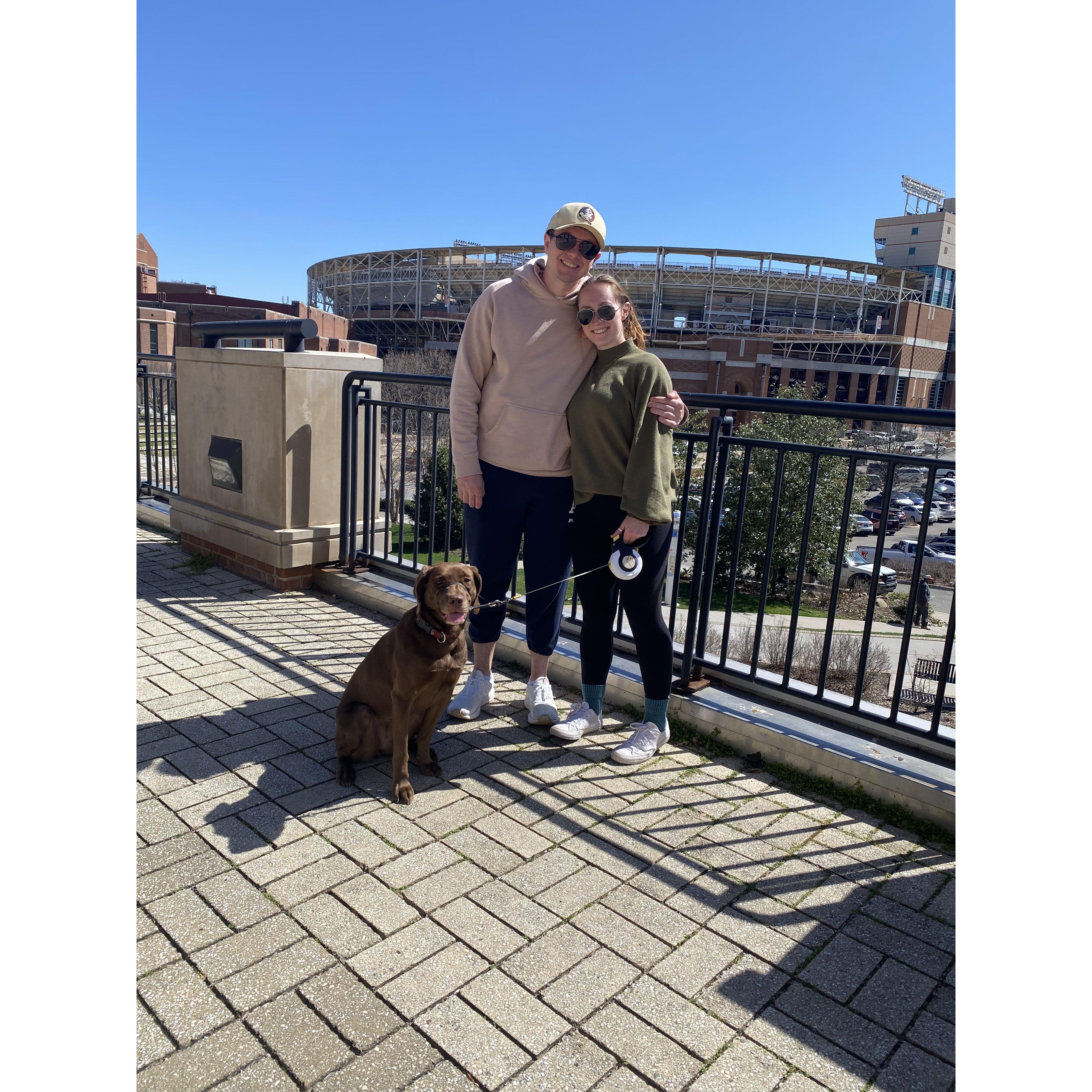 Goose's first trip to UTK.