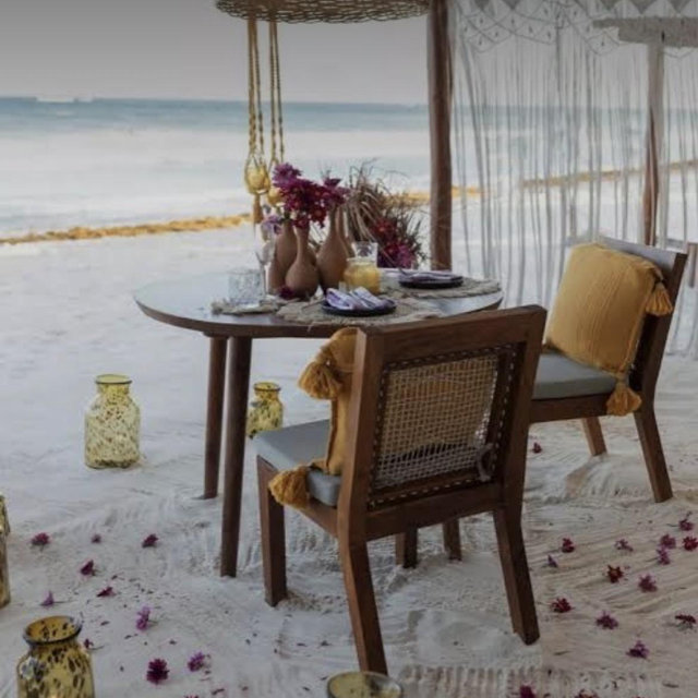Dinner on the beach