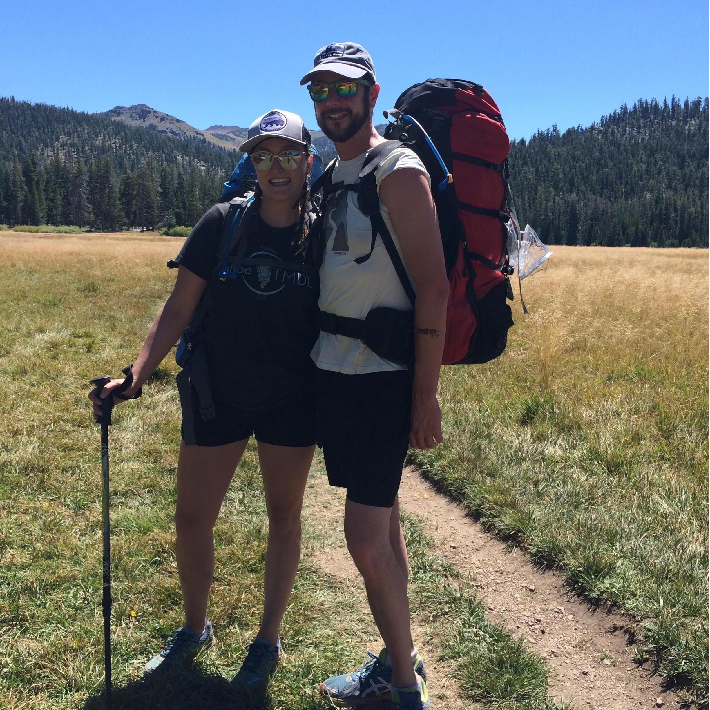 Backpacking to Dardanelles Lake.