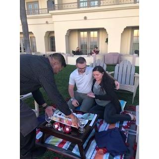 The proposal at the Ritz-Carlton Laguna Beach