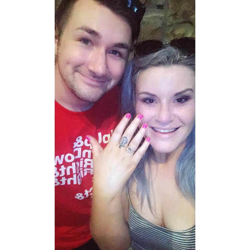the night we became engaged :)