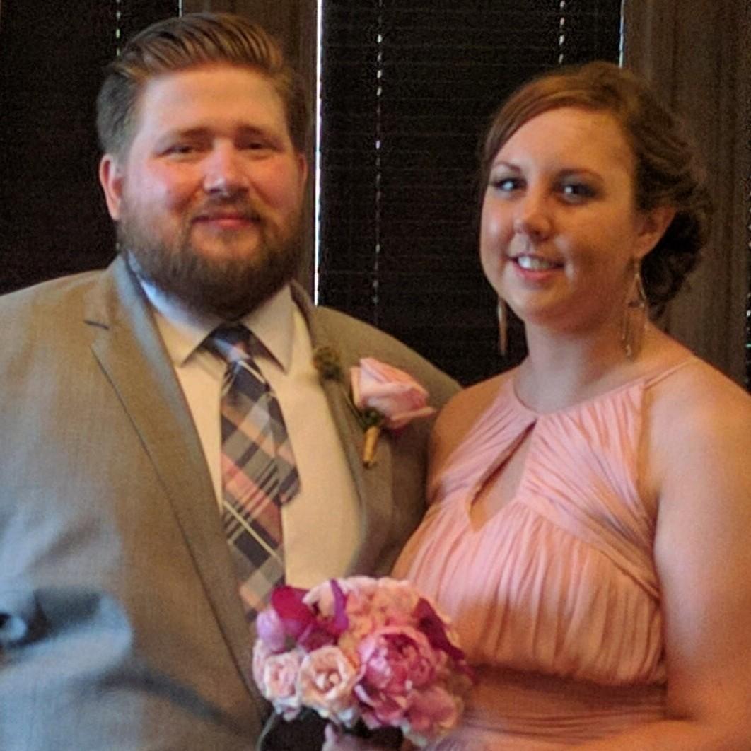 At Therese and Keith's wedding, Aruba, 2016