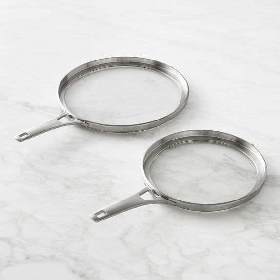 Calphalon Premier Space-Saving Hard-Anodized Nonstick Fry Pan Lid Set, 8" & 10"