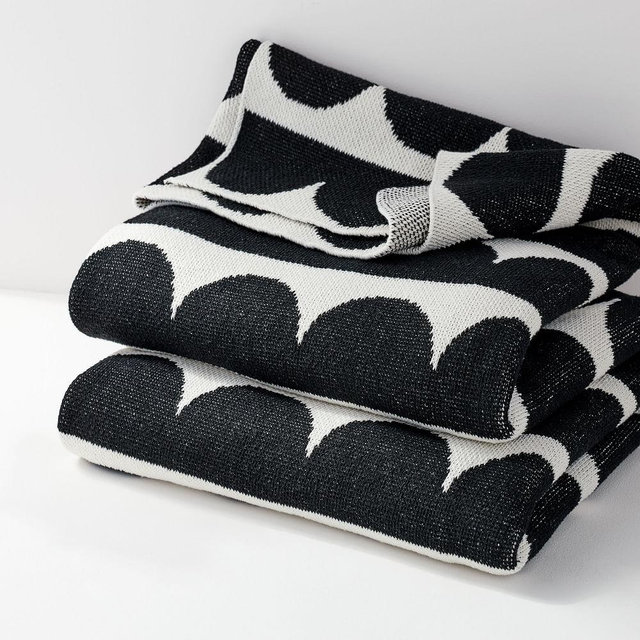 Happy Habitat Recycled Cotton Throw, Hippos