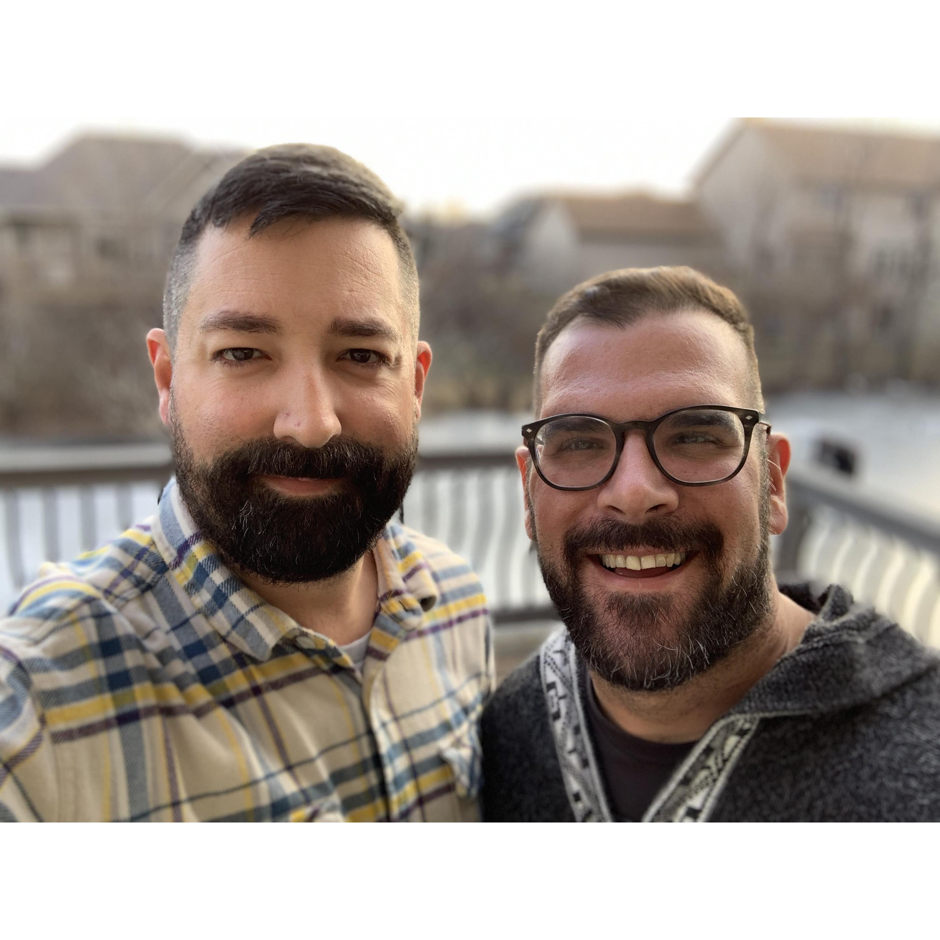 At home in Minnesota.