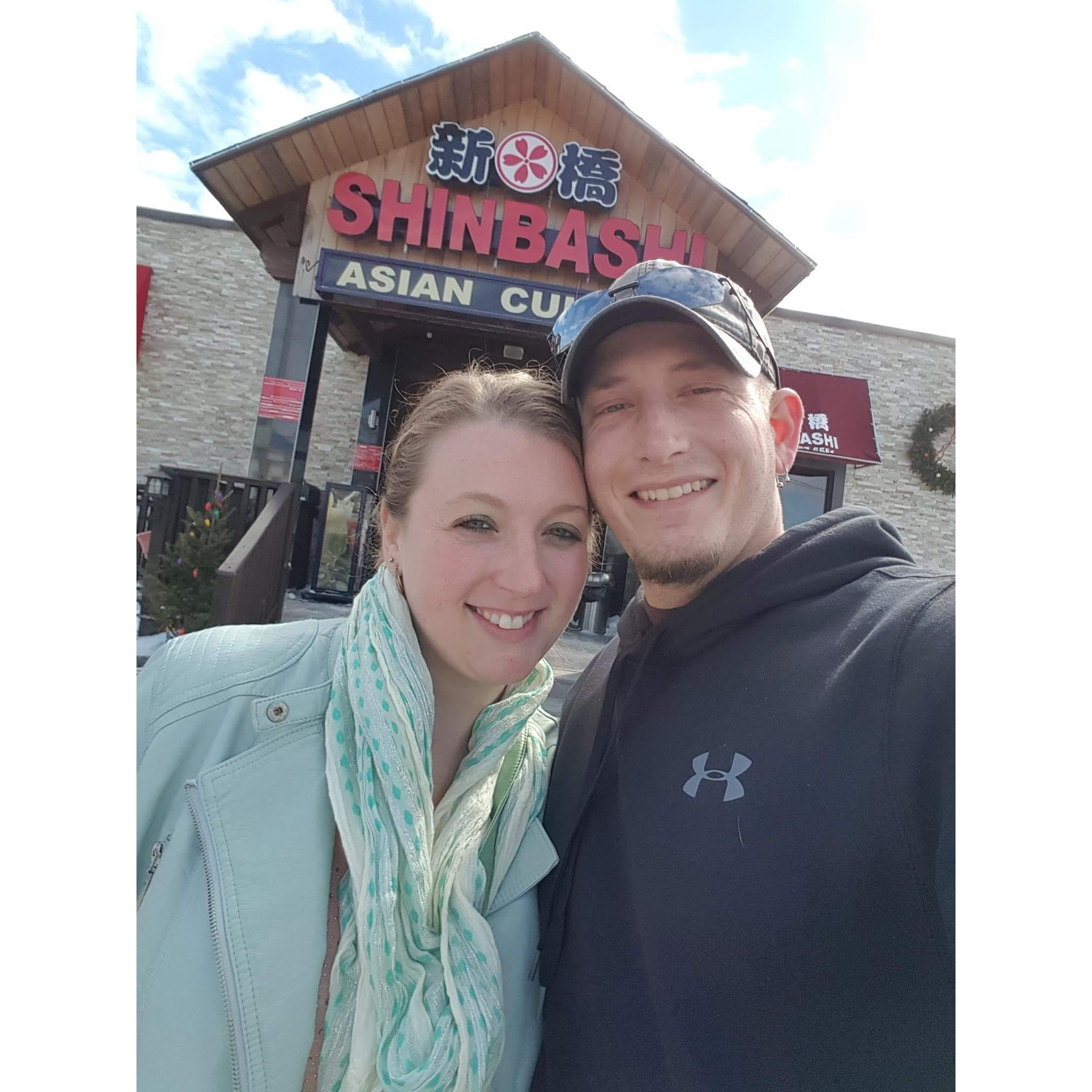 Our first real date when we got back together 2016