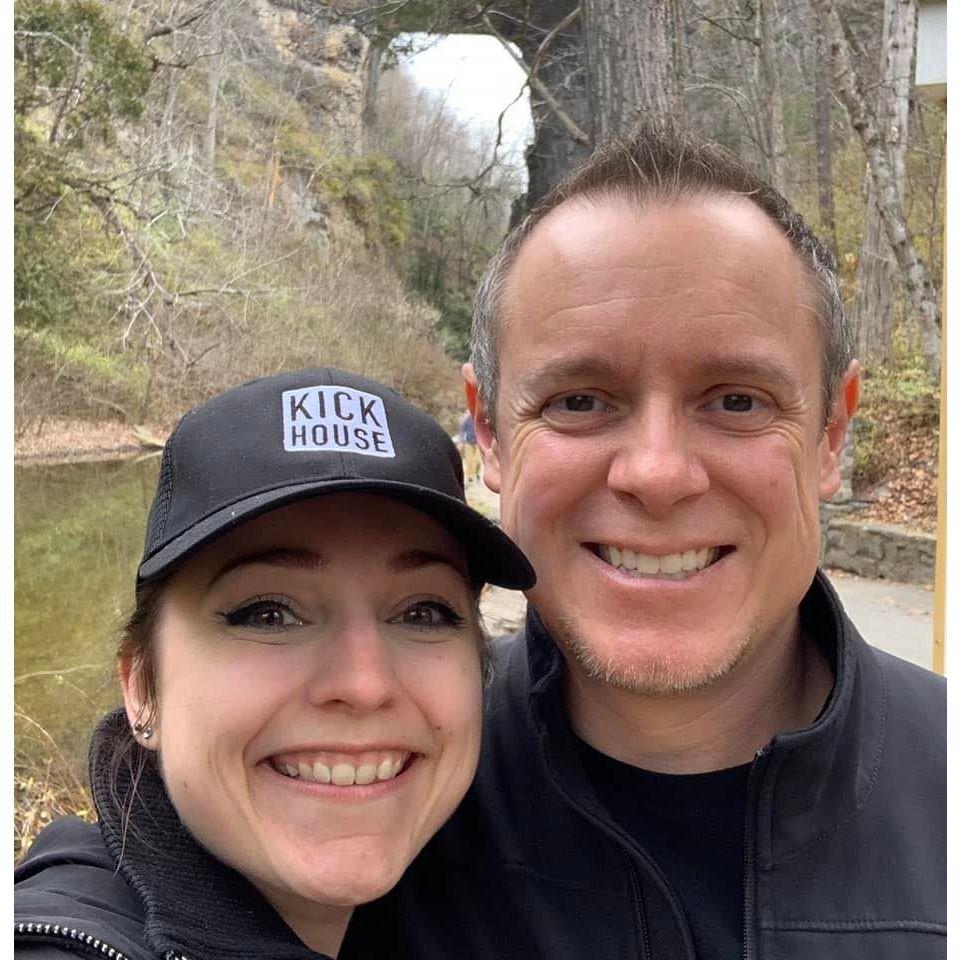 Visiting the Natural Bridge in Lynchburg, VA. Christmastime, 2021