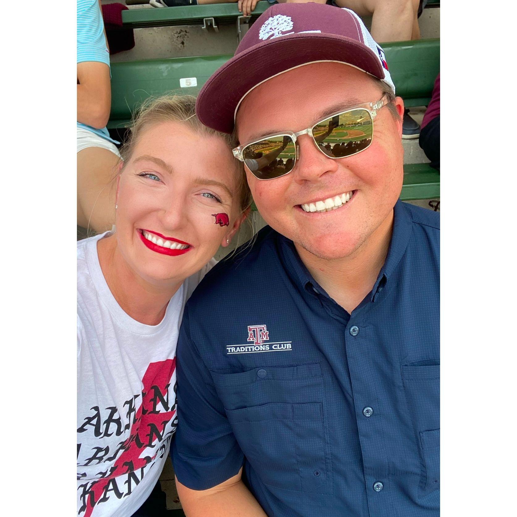 Arkansas Baseball Game at Bluebell Park